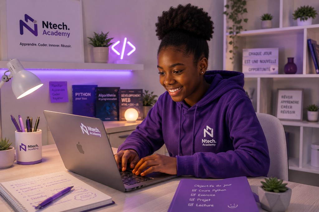 Élève NTech Academy en formation